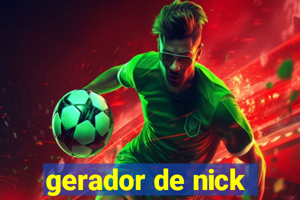 gerador de nick